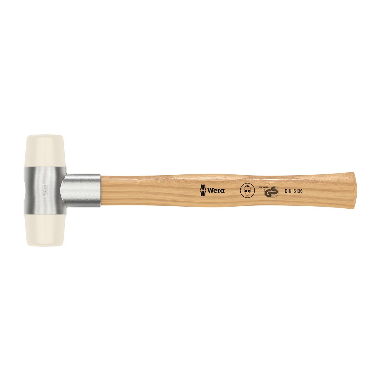 Wera Soft-faced Hammer with (3) Nylon Head Sections