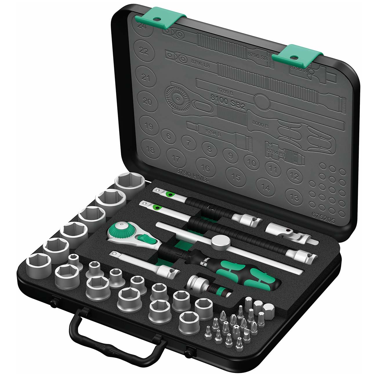 Wera Zyklop Metric 3/8” Drive Speed Ratchet Set (43-Piece Set)