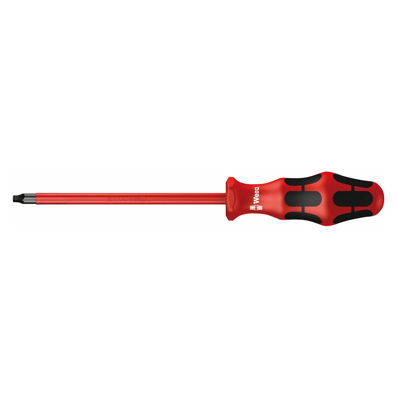 Wera VDE Insulated Screwdriver: Square #3 x 150mm