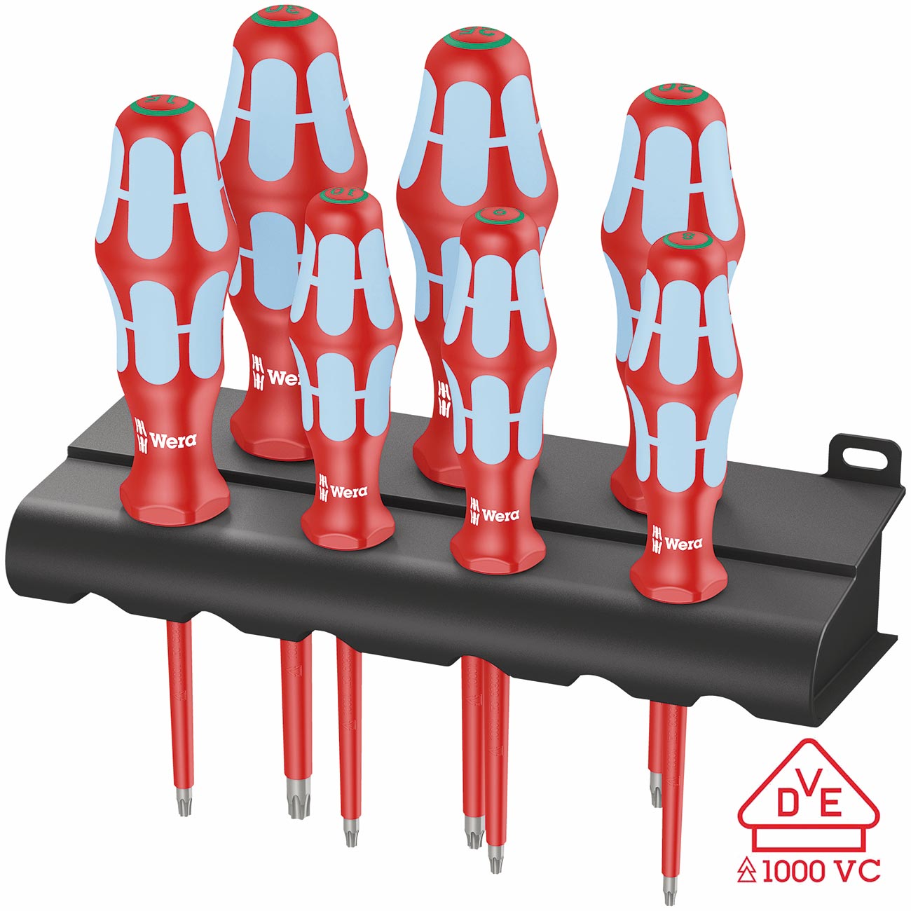 Wera 3167 i/7 TORX Screwdriver Set Stainless and Rack 7 Pieces