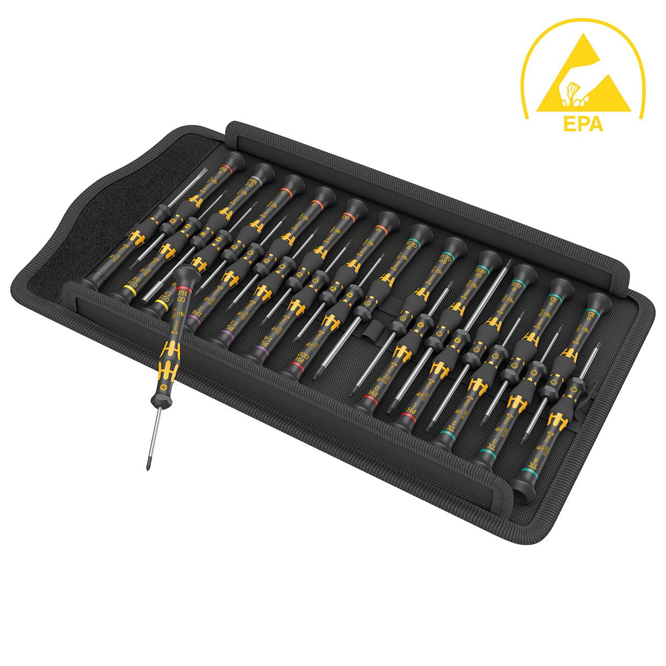 Wera Kraftform Micro ESD Big-Pack for electronics (25 Piece Set)