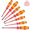 Wera Insulated Screwdriver set Kraftform Plus with Reduced Blade/Smaller Handles (7 Piece)