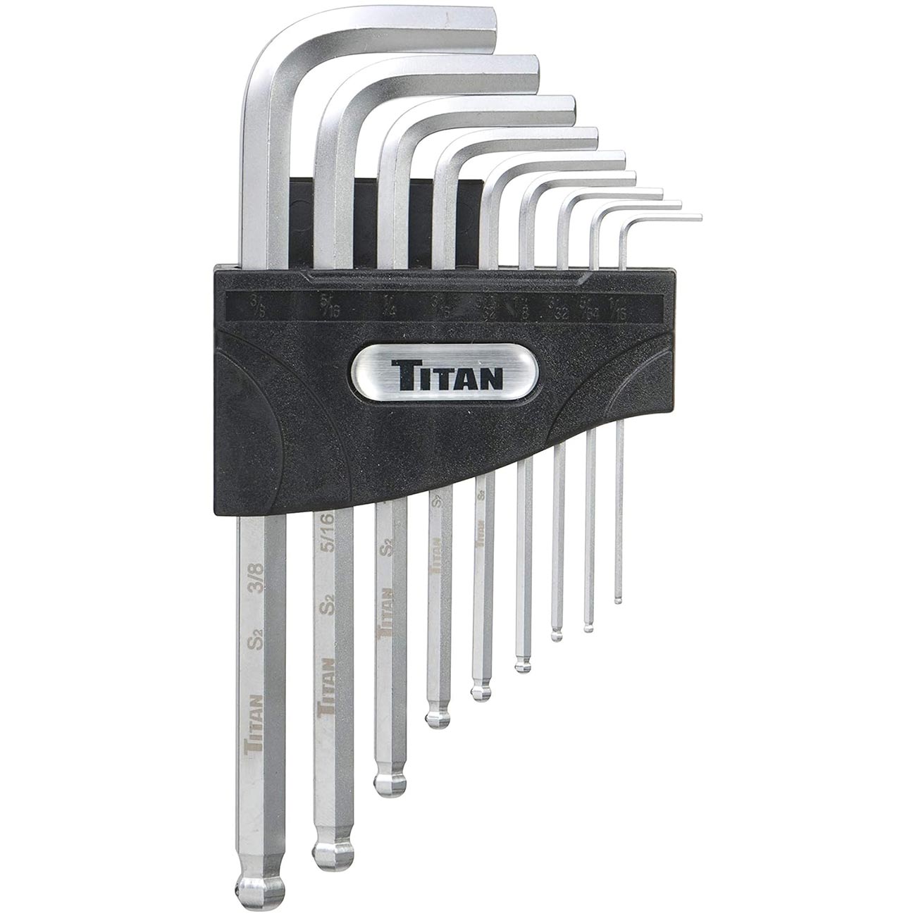 Titan SAE Detent Ball Hex Key Set (9 Piece Set)
