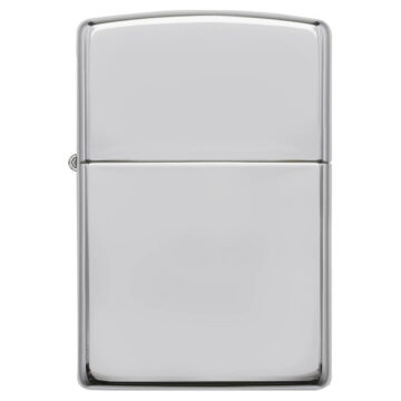 Zippo Windproof Lighter High Polish Sterling Silver Finish Classic Case