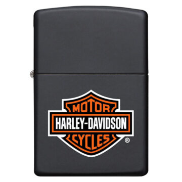 Zippo Windproof Lighter Harley-Davidson® Design Black
