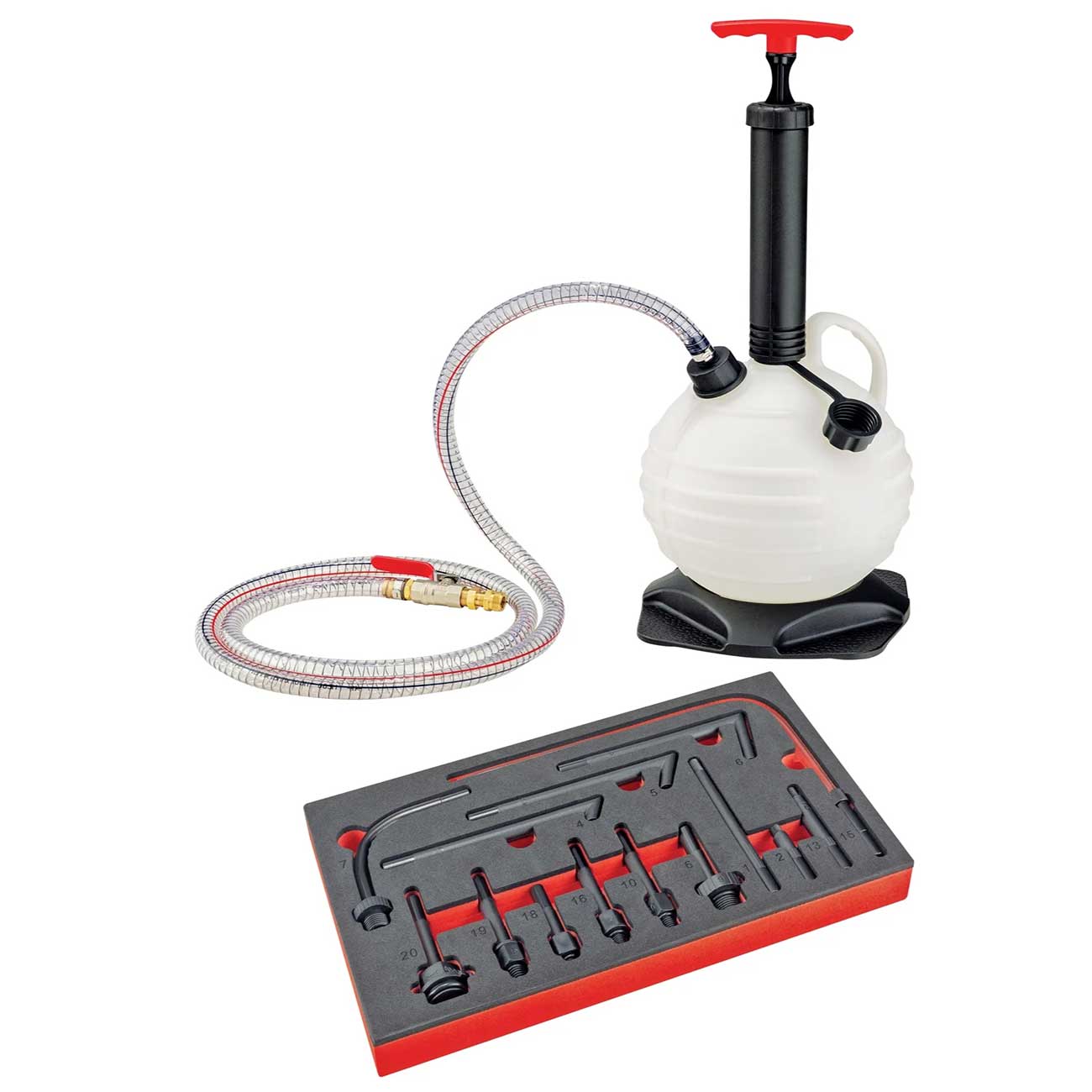 Powerbuilt ATF Fluid Filler Kit with 14 Piece Fill Adapters
