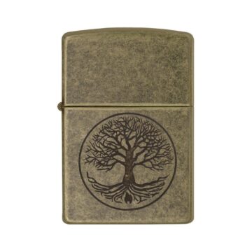 Zippo Windproof Lighter Tree of Life Antique Brass Finish