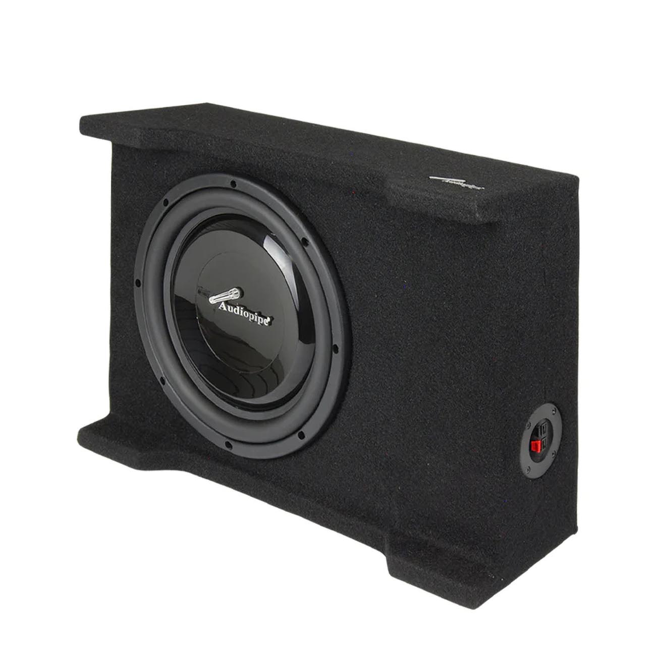 Audiopipe single 10" Shallow Mount Downfire Loaded Enclosure 400 Watts