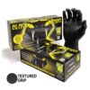 Black Mamba Black Powder Free Textured Nitrile Gloves (X-Large) 100 per Box