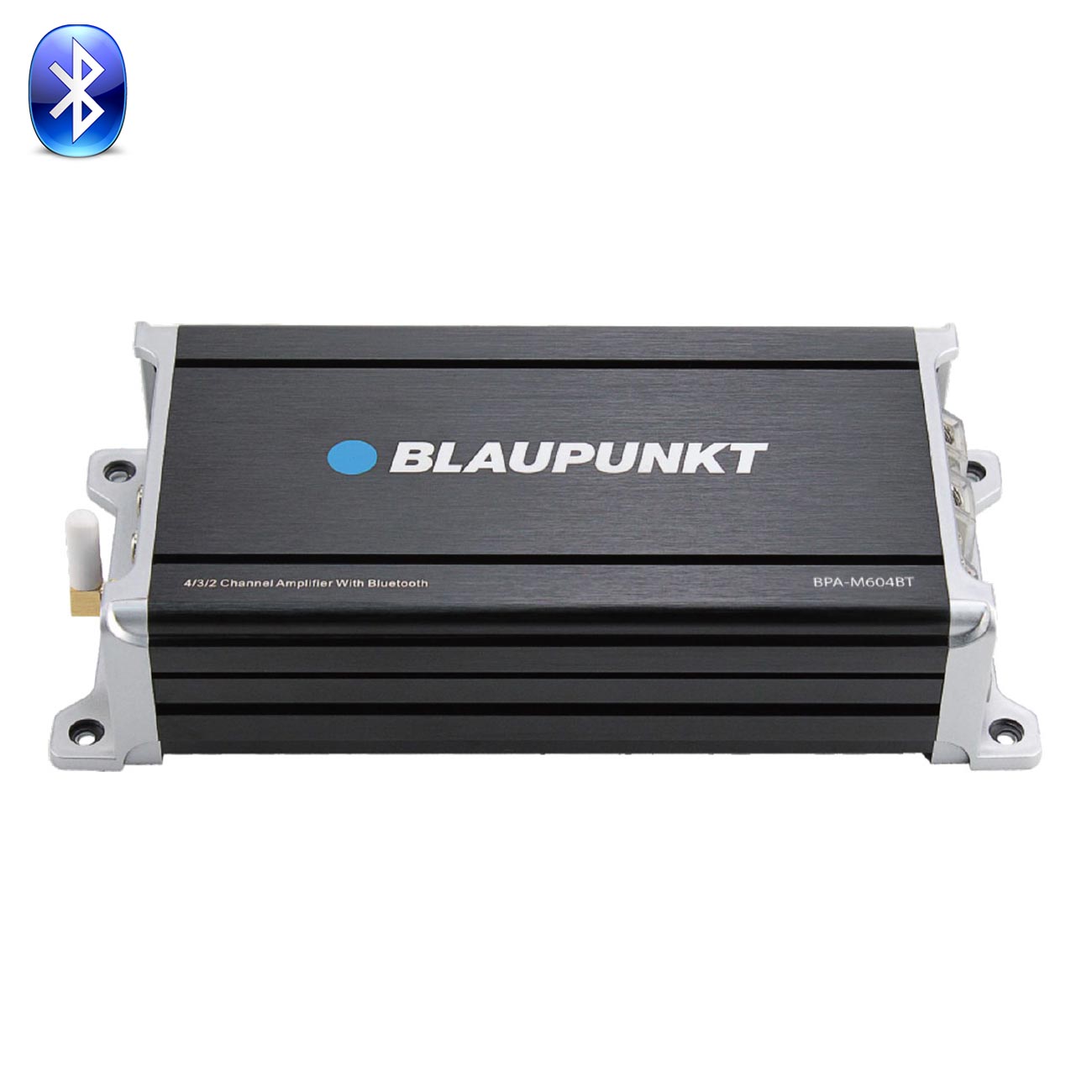 Blaupunkt 4 Channel Compact Amplifier with Built-In 5.0 Lossless Bluetooth 600W RMS/1600W Max