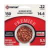 Crosman .22cal Premier Copper Magnum Domed Pellets - 14.4 Grain (150 Count)
