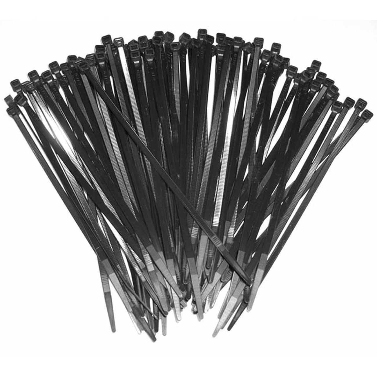 Xscorpion 15″ Wire Ties – Black (100 count)