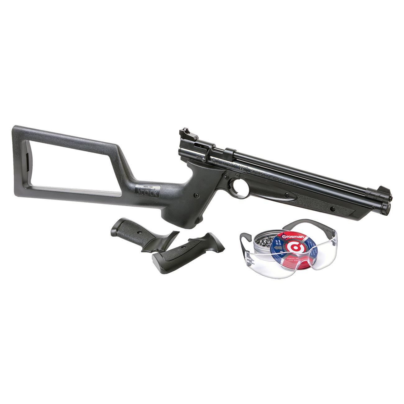 Crosman American Classic Multi-Pump Pneumatic Pellet Air Pistol Kit