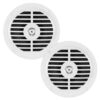 Pyle Marine 5.25” Dual Cone Speakers (White)