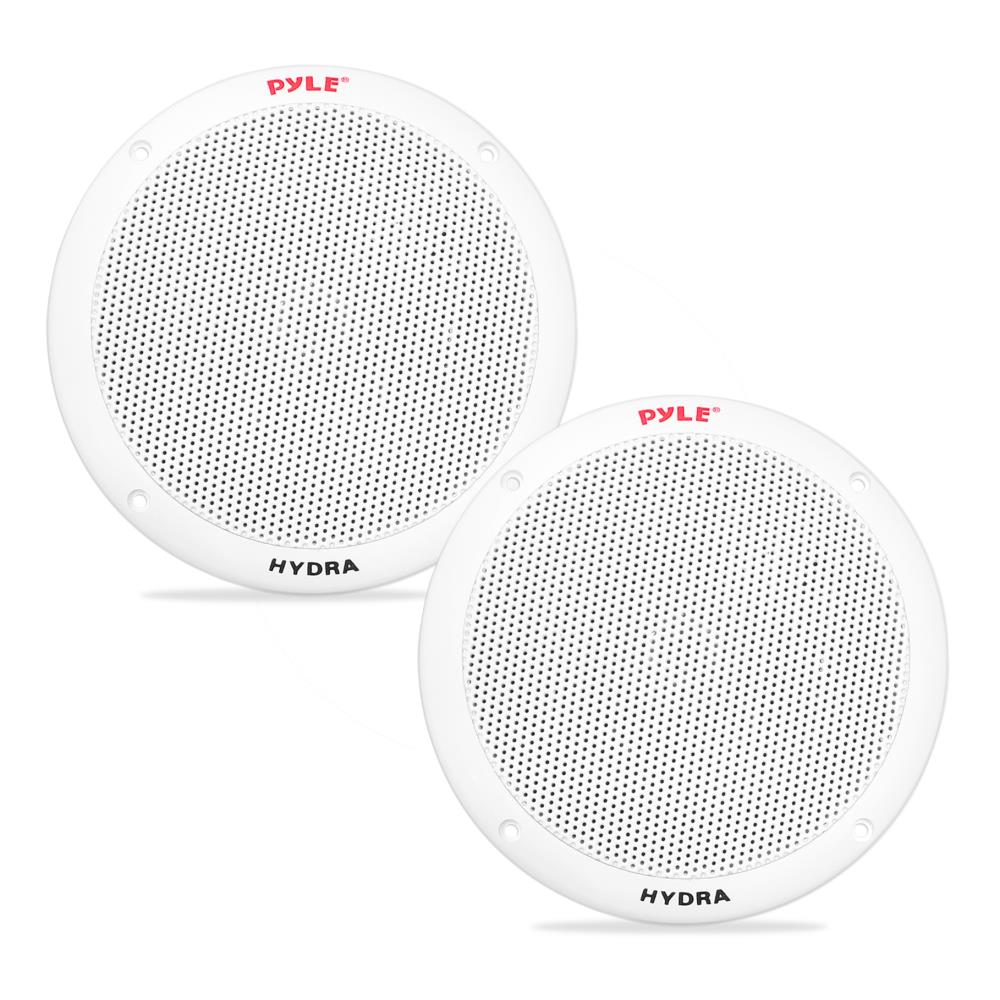 Pyle Marine 6.5” 2-Way Speakers (White)