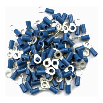 XScorpion Ring Terminal 14/16ga. #10 - Blue (100 pack)