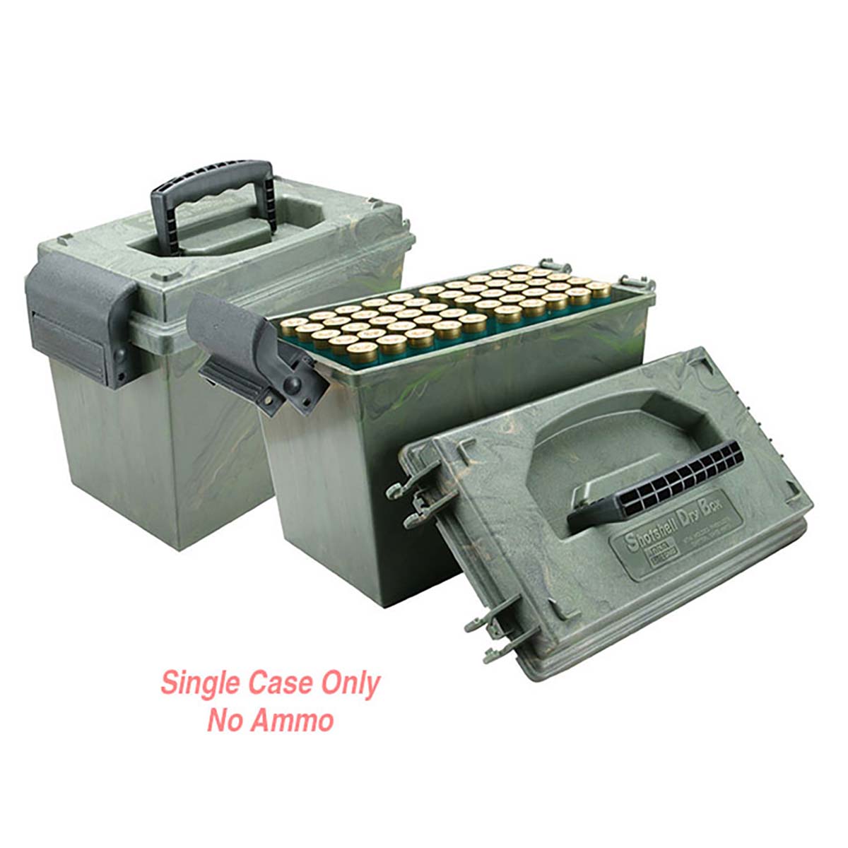 MTM Shotshell Dry Box 100 Round Case 12 Gauge up to 3.5 Inch Wild Camo