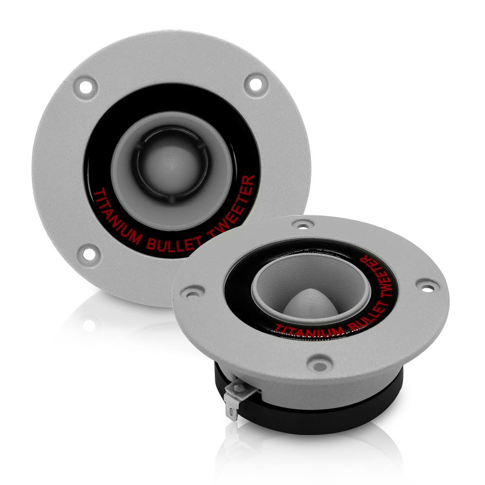 PYRAMID 1" ALUMINUM CAST BULLET STYLE TWEETER (sold in pairs); 300 WATT