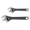 WIHA 2pc Adjustable wrench combo 6in and 8in