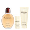 OBSESSION 3 PCS SET FOR MEN: 4.2 EAU DE TOILETTE SPRAY + 2.6 DEODORANT STICK + 3.3 BODY WASH