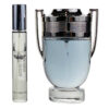 PACO RABANNE INVICTUS 2 PCS SET FOR MEN: 3.4 EAU DE TOILETTE SPRAY + 0.68 EAU DE TOILETTE SPRAY