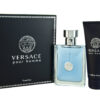 VERSACE POUR HOMME 2 PCS SET: 3.4 EAU DE TOILETTE SPRAY + 3.4 HAIR & BODY SHAMPOO (TRAVEL SET)
