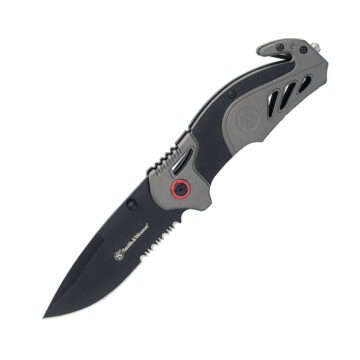 S&W 8in High Carbon S.S. Spring Assisted Folding Knife