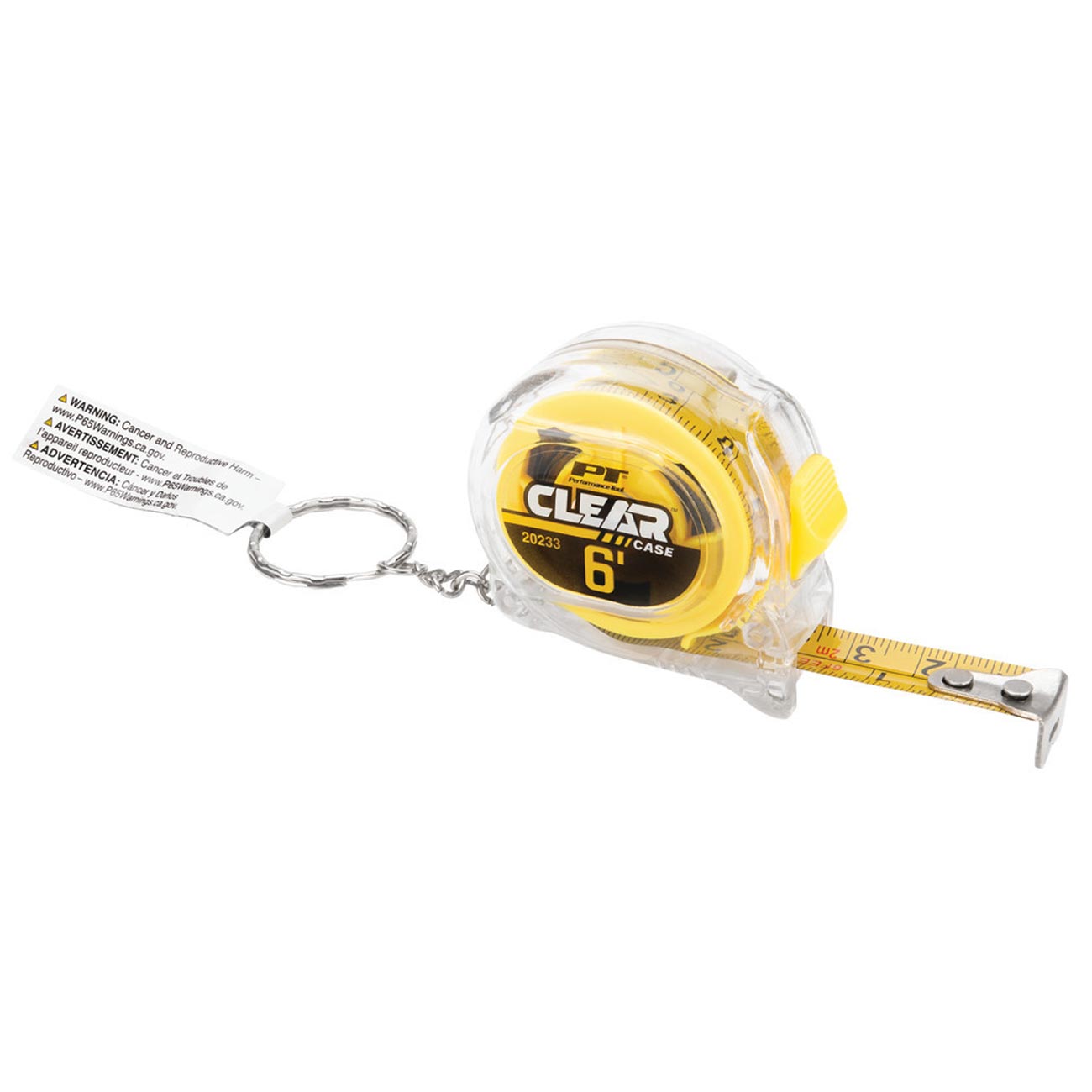 Performance Tool 6' Clear Mini Tape Measure - Image 3