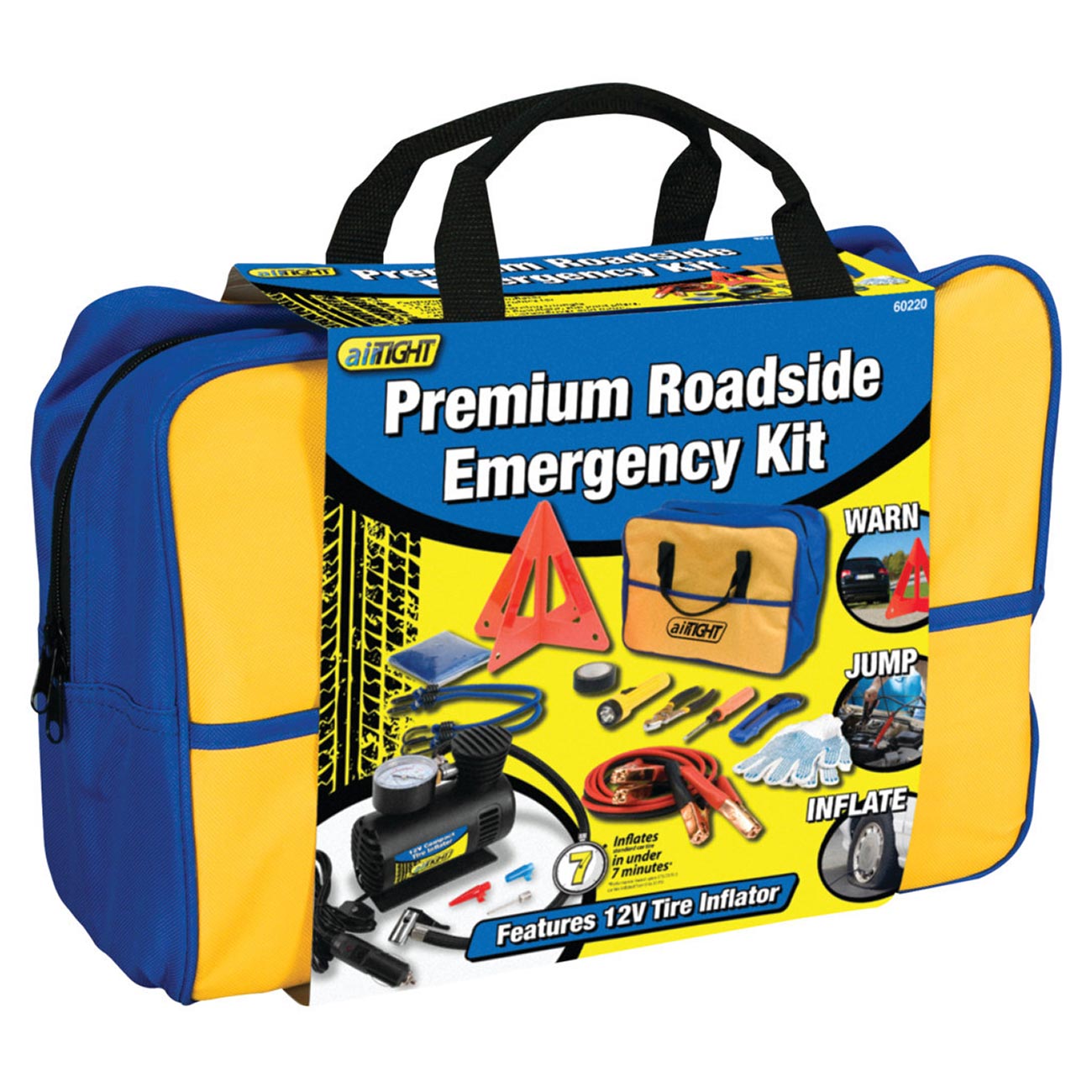 Performance Tool Premium Roadside Emergency Kit With Jumper Cables - Image 3