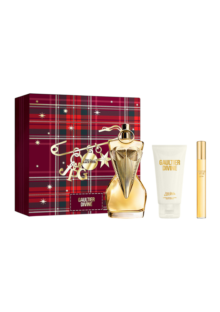 JEAN PAUL GAULTIER DIVINE 3 PCS SET FOR WOMEN: 3.3 EAU DE PARFUM SPRAY + 2.5 BODY LOTION + 0.33 EAU DE PARFUM SPRAY