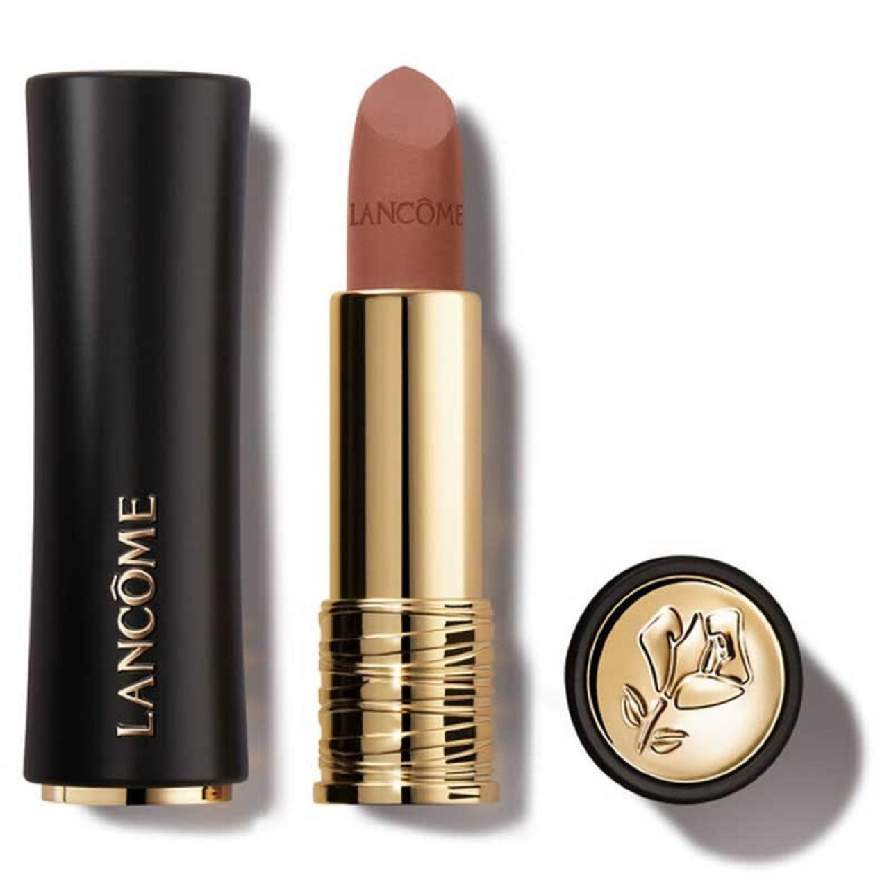 LANCOME L'ABSOLU ROUGE HYDRATING SHAPING 0.11 LIPSTCIK #205 NUDE FRISSON