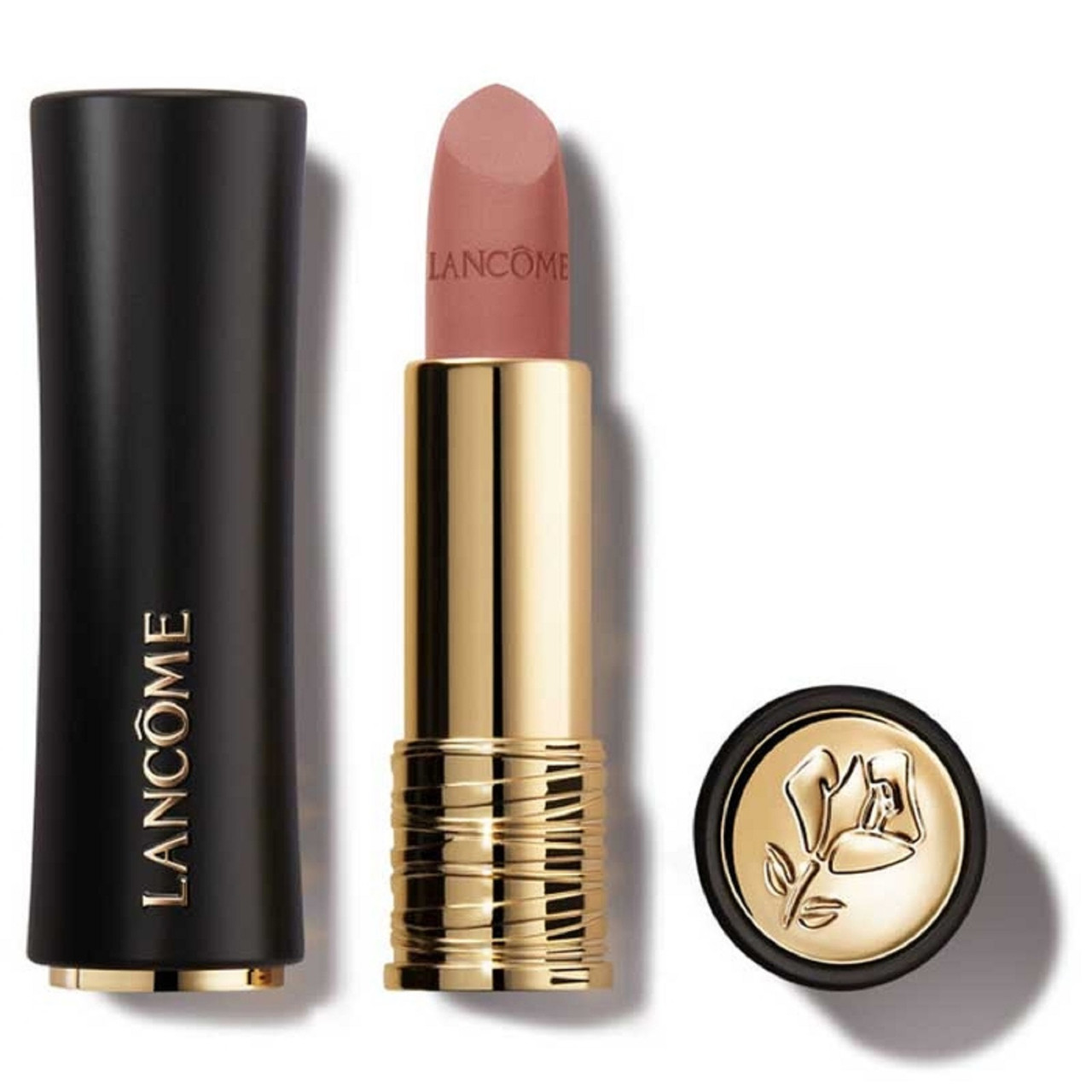 LANCOME L'ABSOLU ROUGE HYDRATING SHAPING 0.11 LIPSTCIK #217 NUDE SHOT