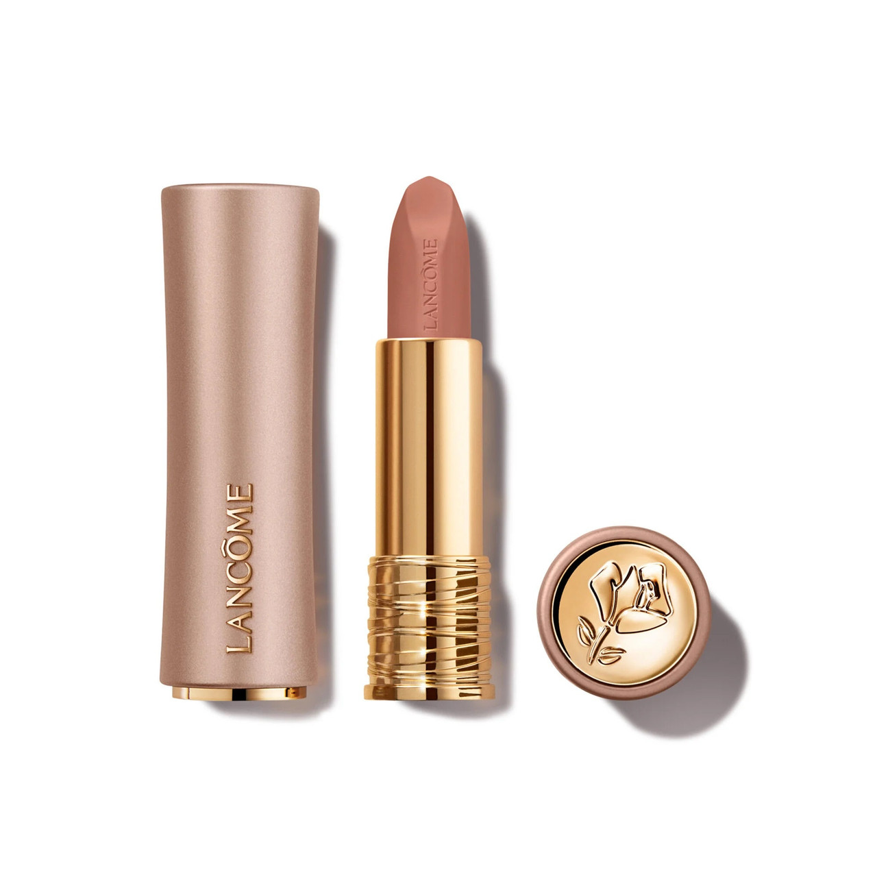 LANCOME L'ABSOLU ROUGE INTIMATTE SOFT MATTE 0.11 LIPSTICK #210 UNSPOKEN FEELINGS