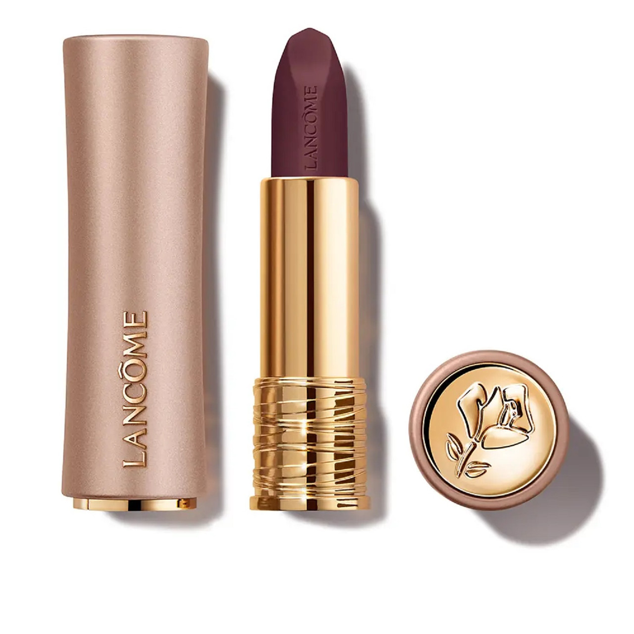 LANCOME L'ABSOLU ROUGE INTIMATTE SOFT MATTE 0.11 LIPSTICK #460 BURST OF JOY