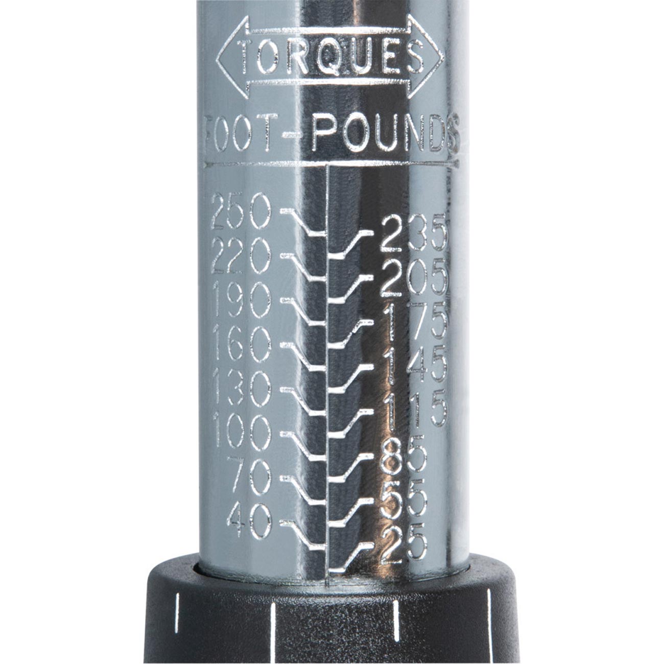 Performance Tool 1/2" Drive Click Torque Wrench 250 inch/lb. - Image 3