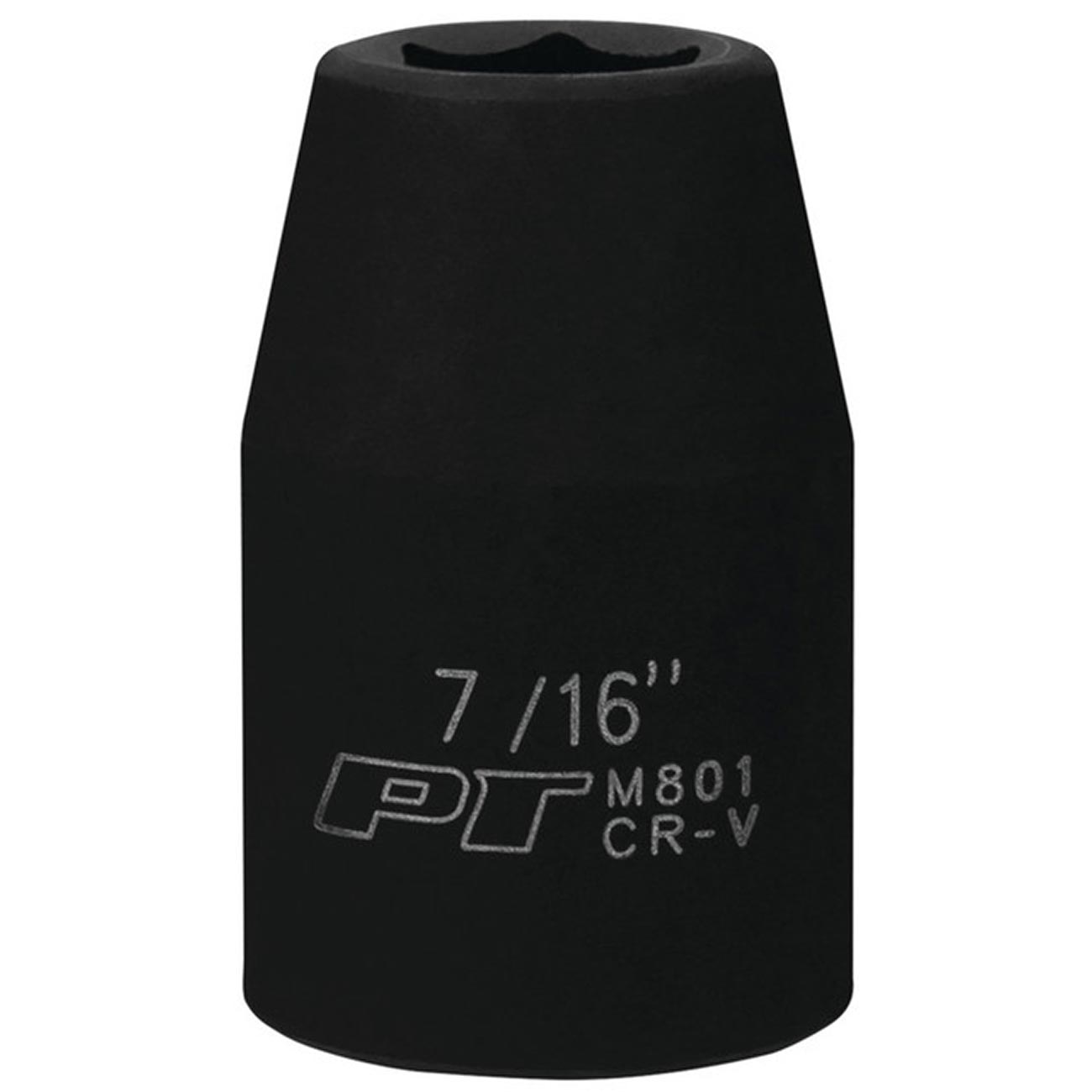 Performance Tool 1/2" Drive 7/16" 6-Point Impact Socket
