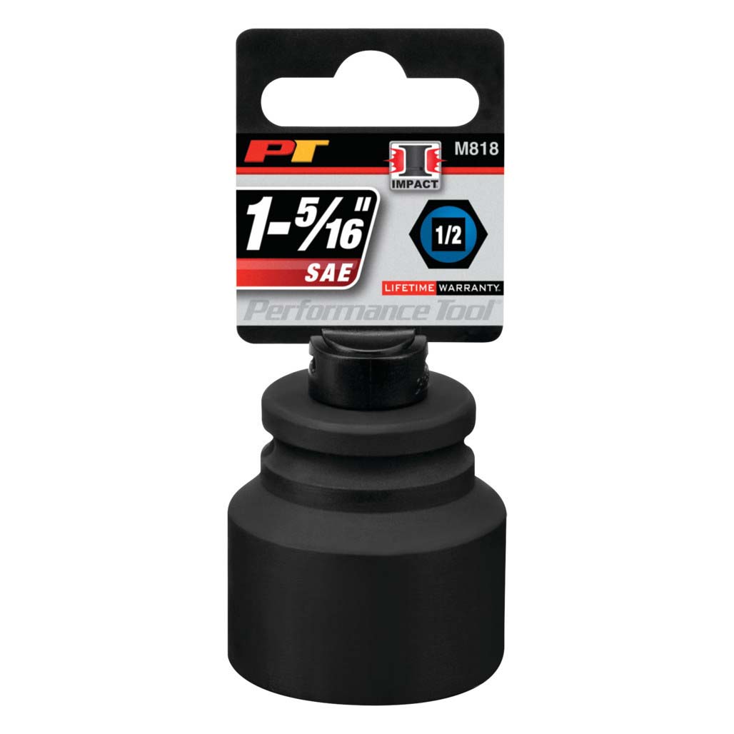 Performance Tool 1/2″ Drive 1-5/16" 6-Point Impact Socket - Image 2