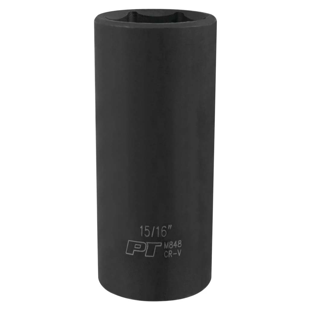 Performance Tool 1/2″ Drive 15/16" 6-Point Deep Impact Socket