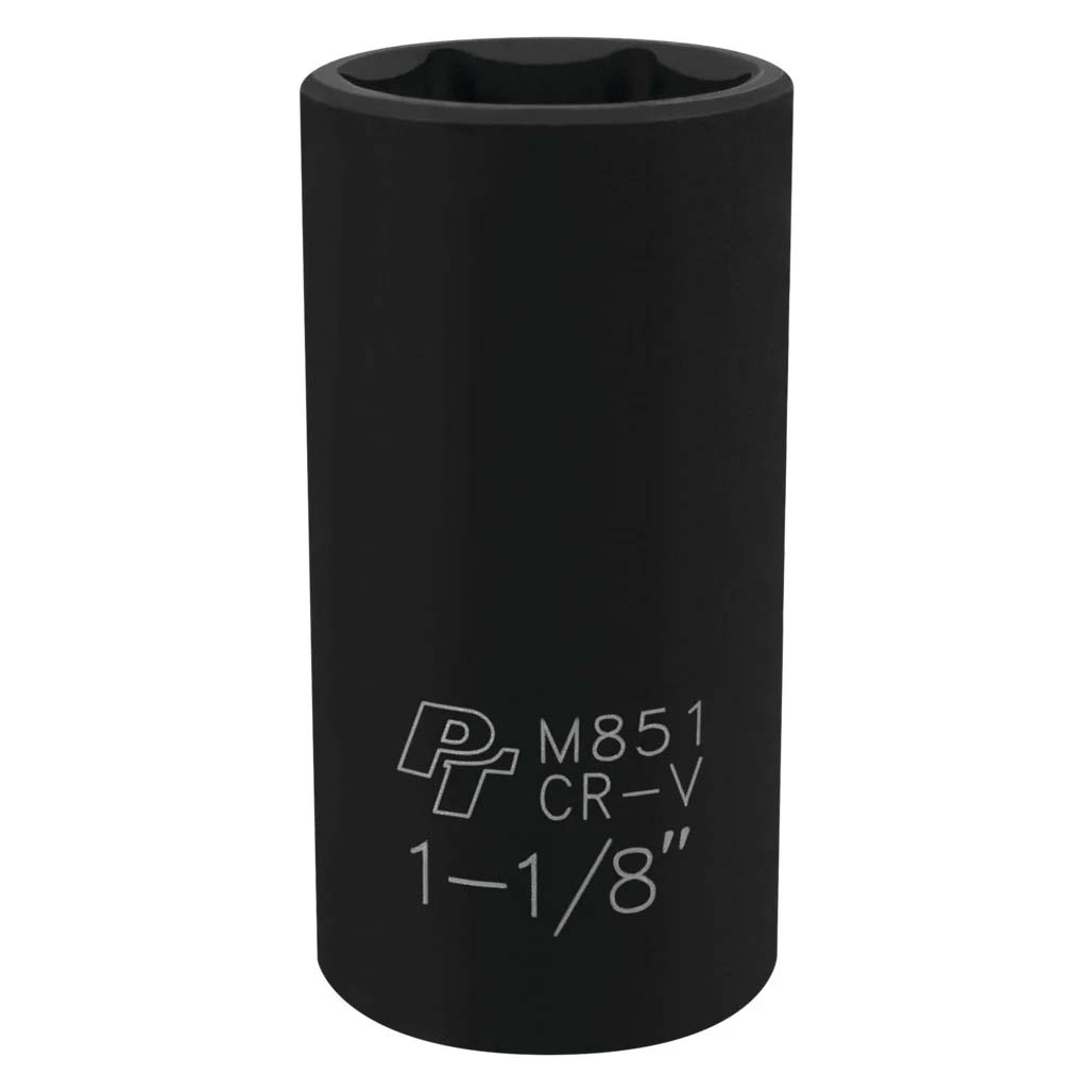 Performance Tool 1/2″ Drive 1-1/8" 6-Point Deep Impact Socket