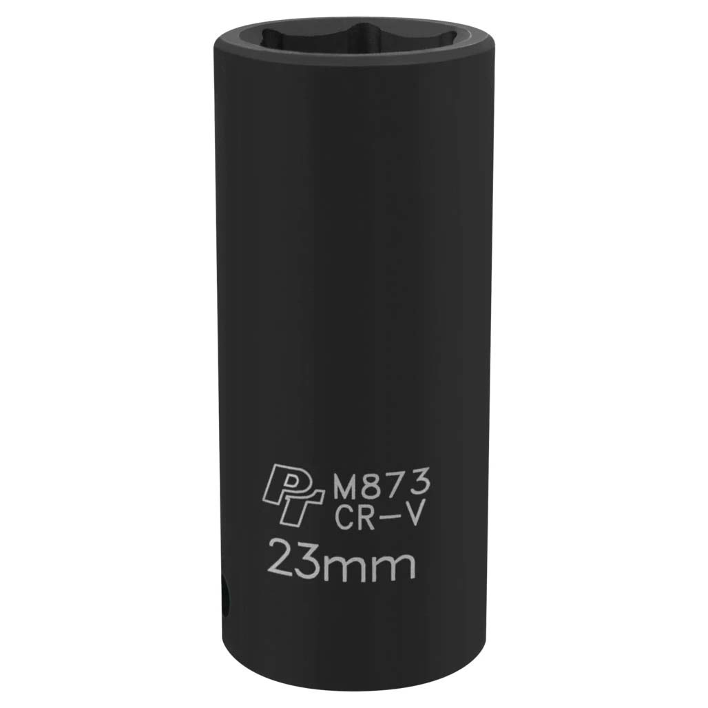 Performance Tool 1/2″ Drive 23mm 6-Point Deep Impact Socket