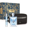 VERSACE POUR HOMME 3 PCS SET: 3.4 EAU DE TOILETTE SPRAY + 0.33 EAU DE TOILETTE SPRAY + POUCH.