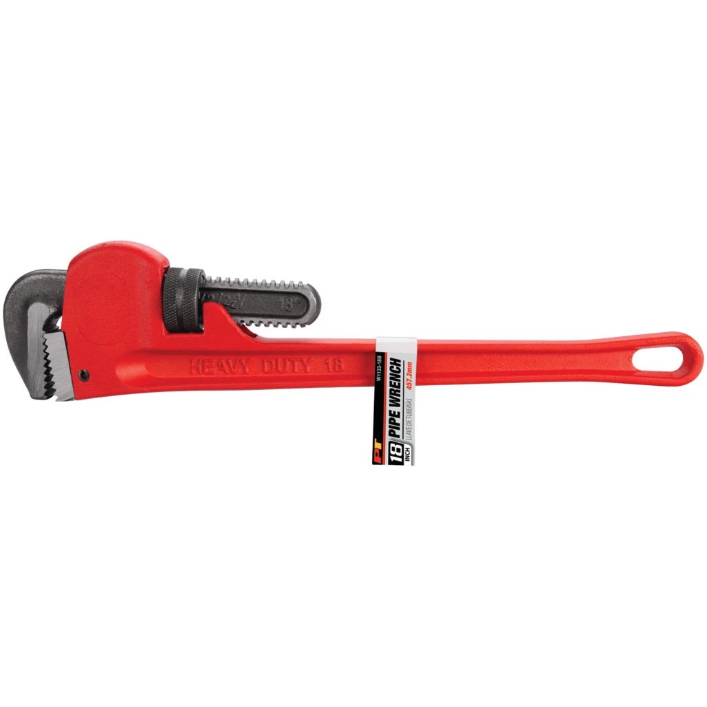 Performance Tool Heavy-Duty Adjustable Straight Pipe Wrench 18-inch - Image 3