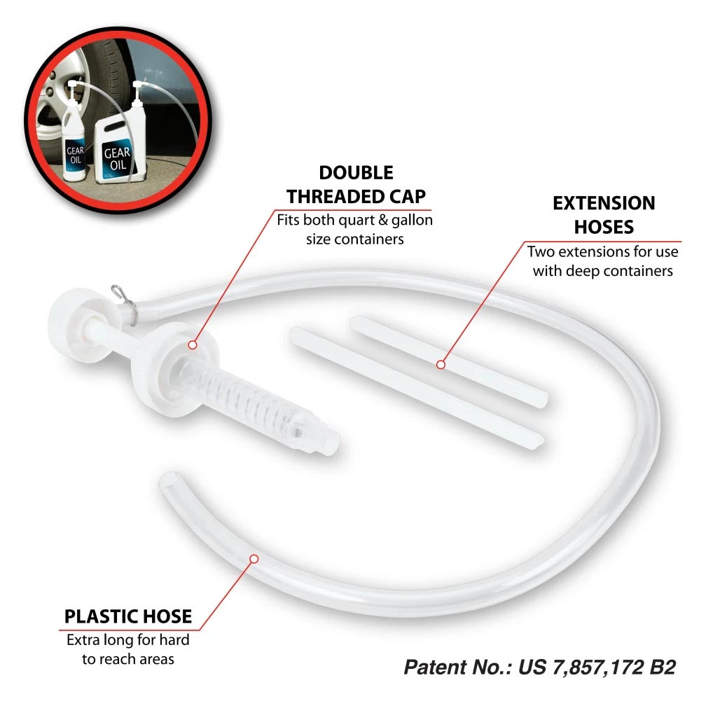 Performance Tool Quart/Gallon Fluid Pump and Hose - Image 2