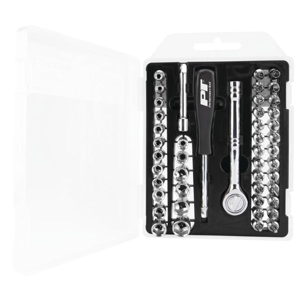 Performance Tool Socket & Bit Set (47-Piece Set)