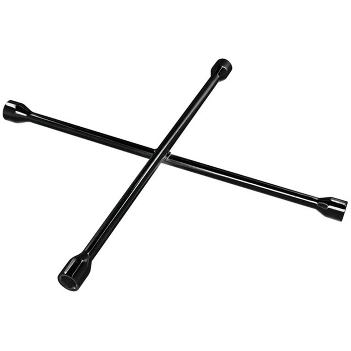 Performance Tool Silver 20-Inch SAE/Metric 4-Way Cross Lug Wrench