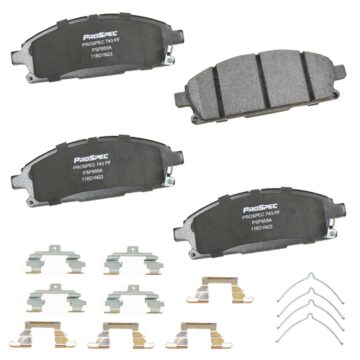 PROSPEC + Ultra Premium Ceramic Brake Pads with Hardware