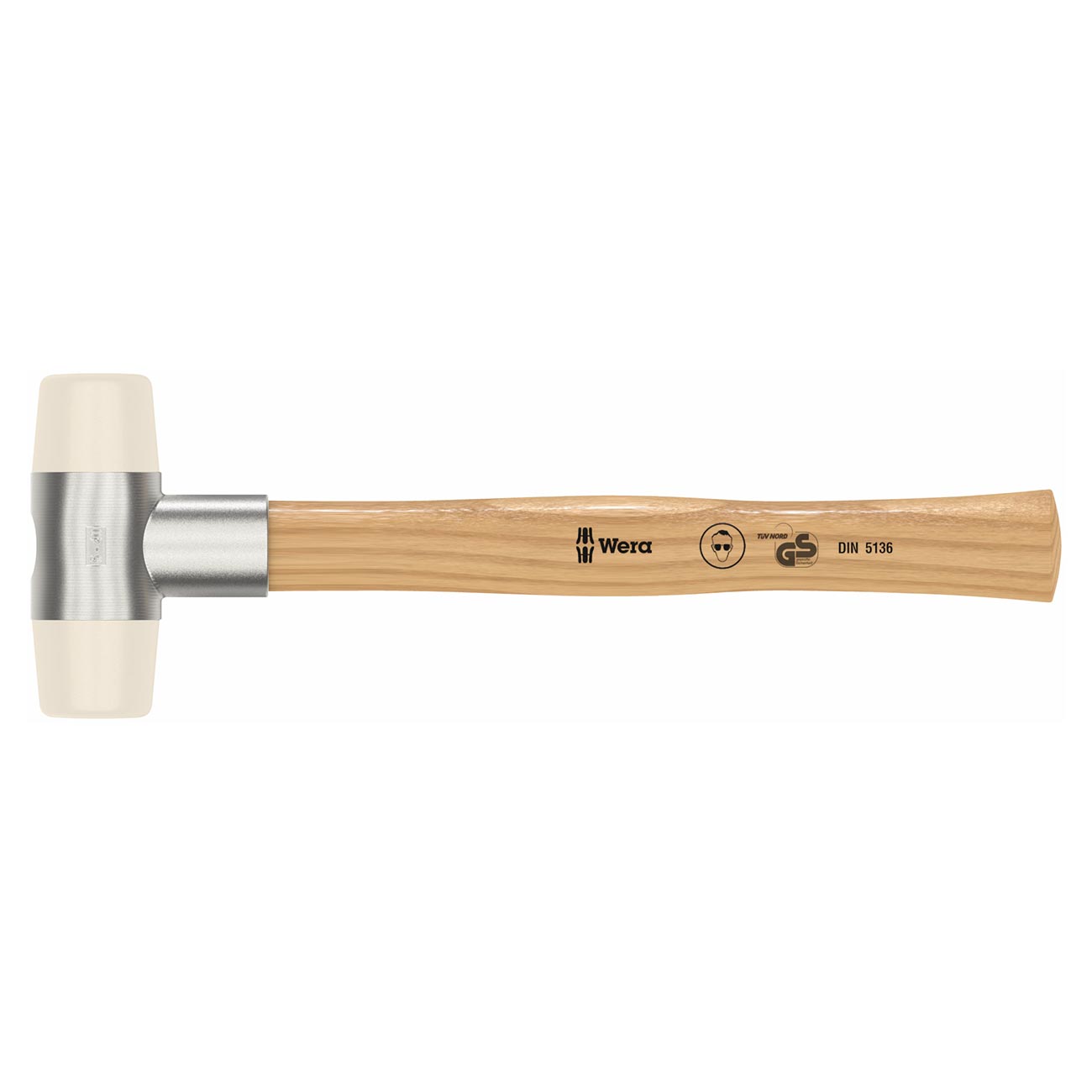 Wera Soft-faced Hammer with (3) Nylon Head Sections (11.5″ Length)