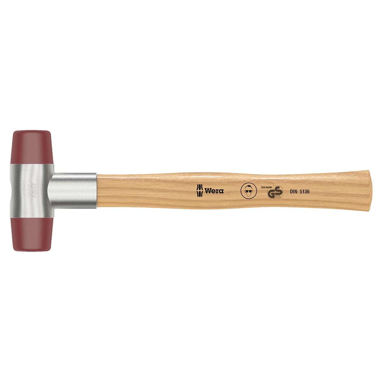 Wera Soft-faced Hammer with (3) Nylon Head Sections (10-3/4")