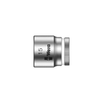 Wera 1/4″ Drive Metric Socket - 15mm