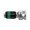 Wera Bit Adapter 3/8″ Square to 1/4″ Hex with Quick-Release Chuck - Length 1-3/4″ (44mm)